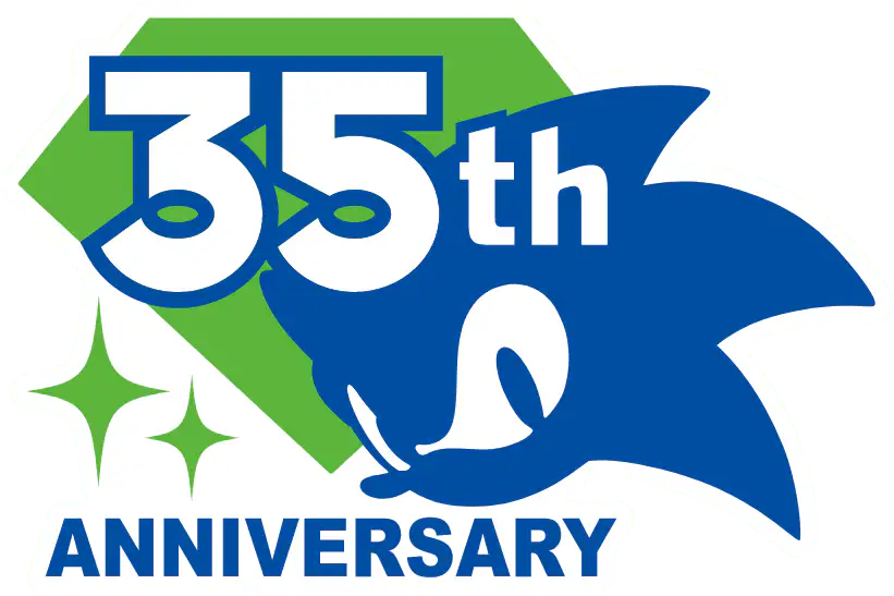 Logo for Sonic’s 35th Anniversary