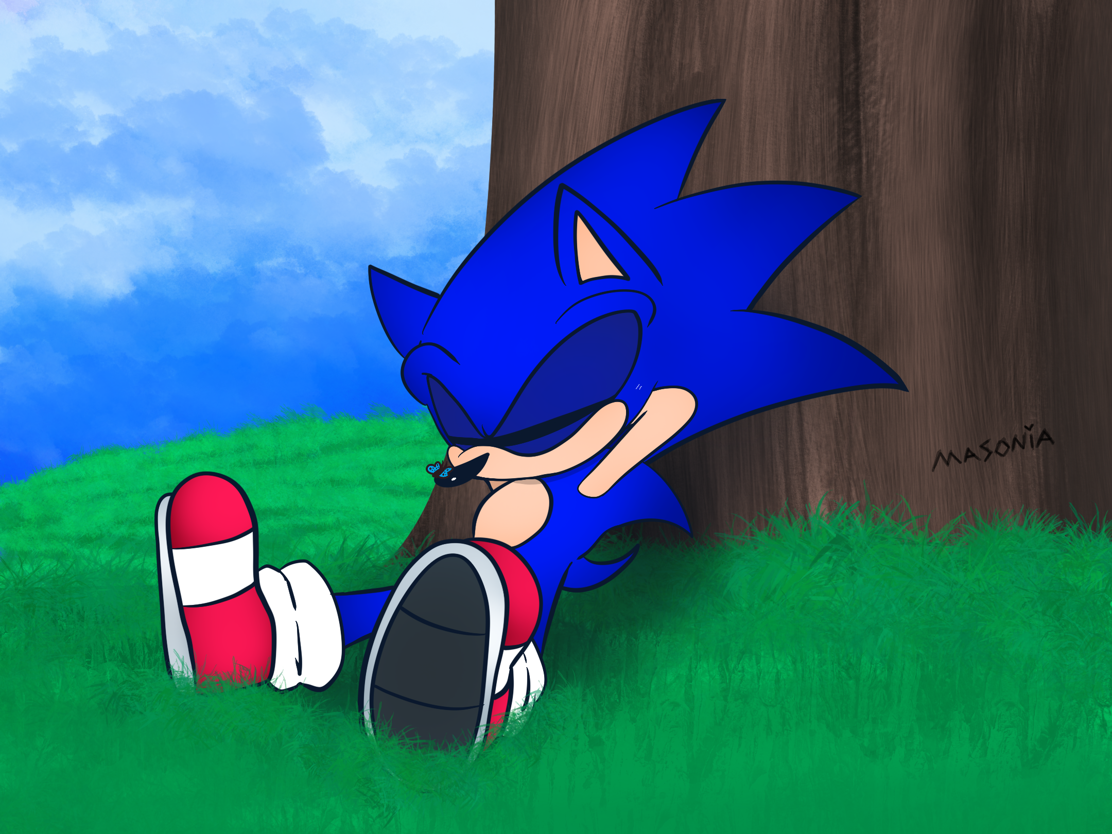 It’s peaceful here