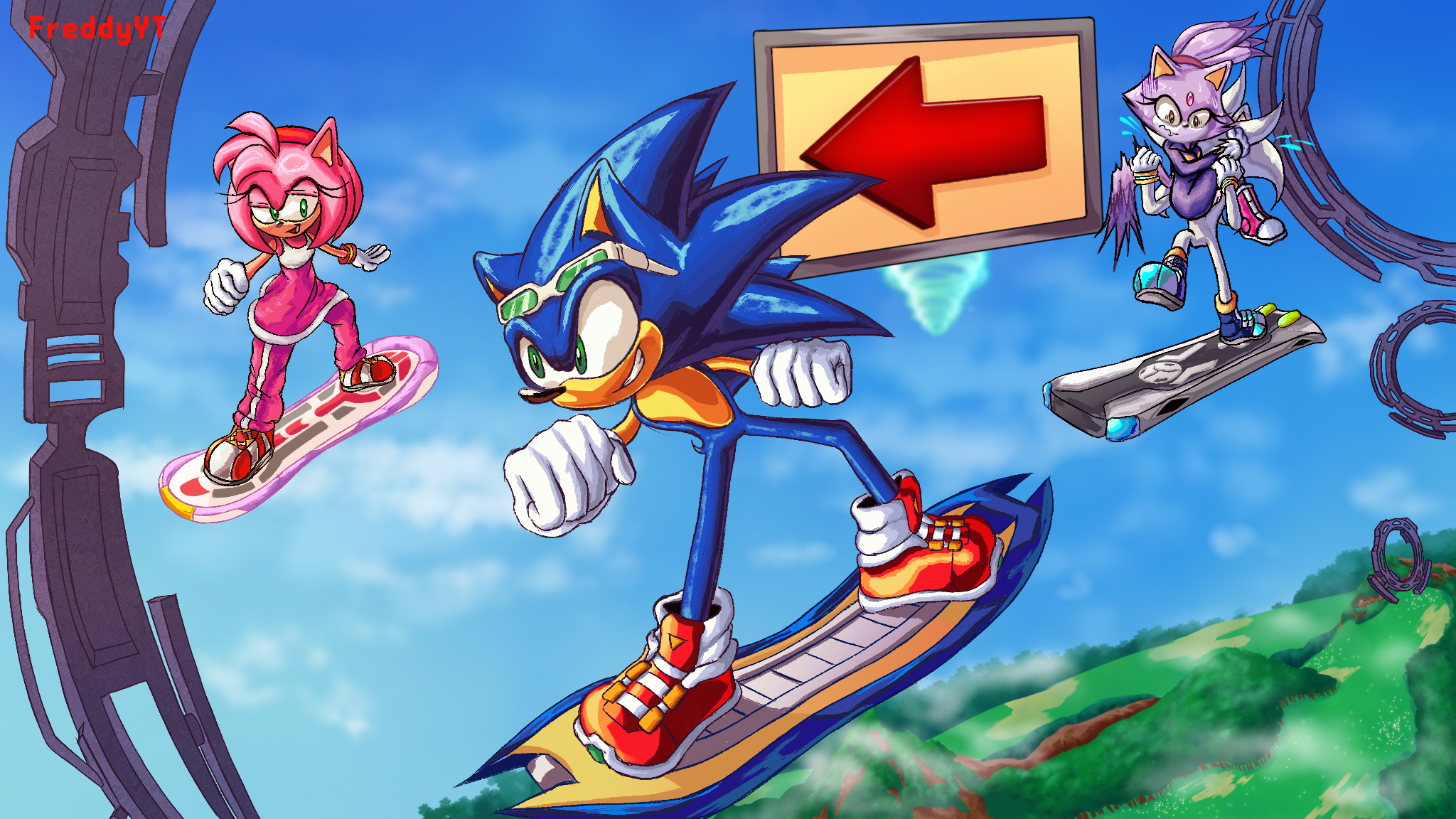 Sonamy and Silvaze Skyrider’s Adventure