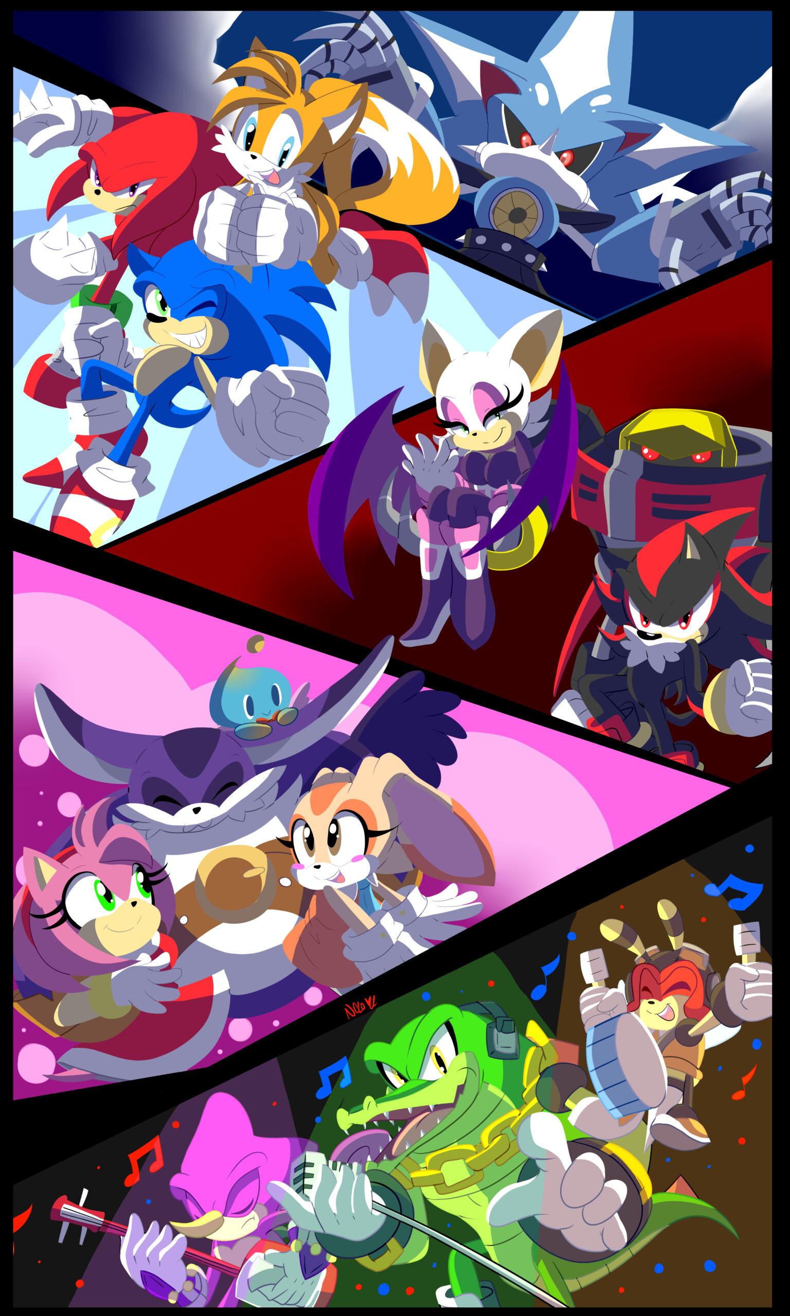 We’re Sonic Heroes!