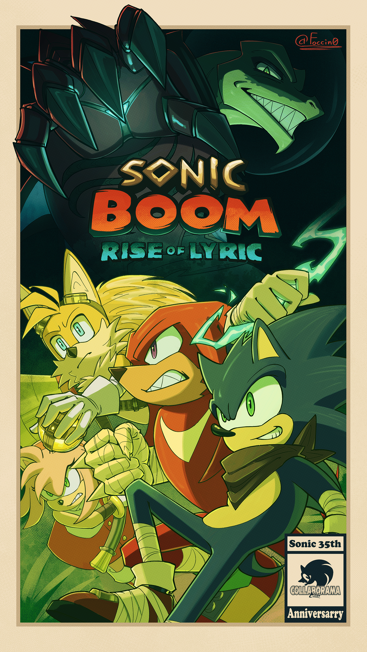 Sonic Boom: Rise of Lyric poster art