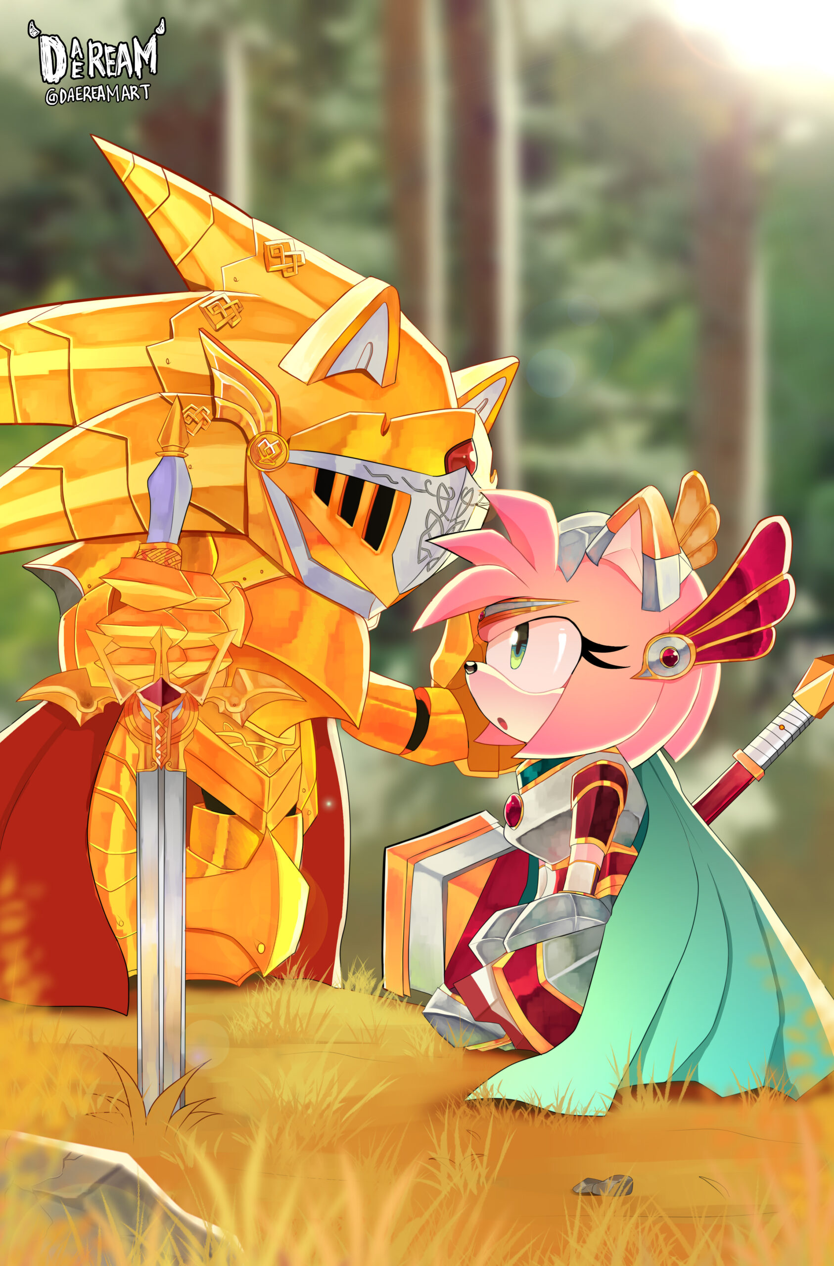 The knight of the wind and the paladin