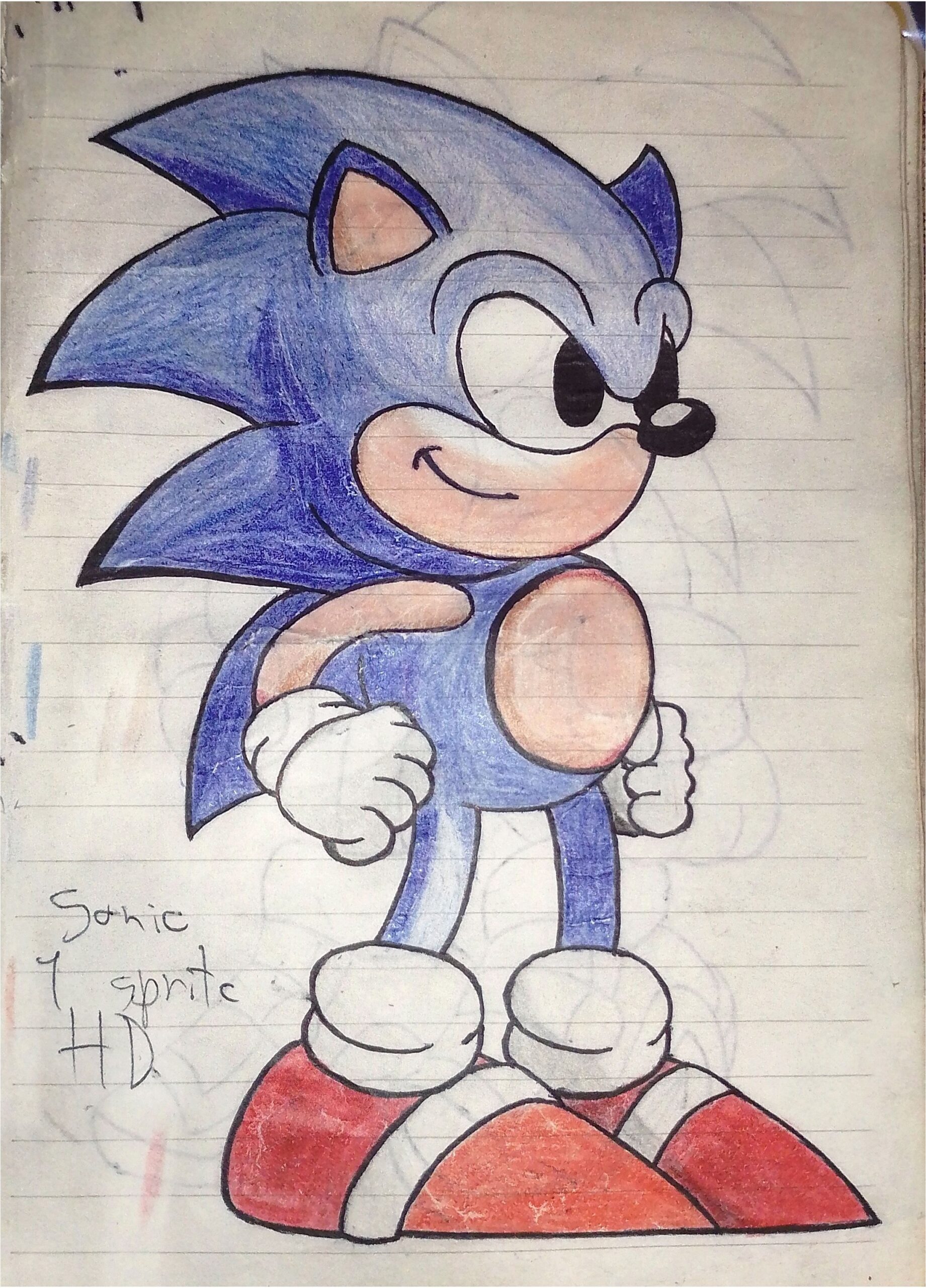 Reimagined Sonic 1 sprite in HD