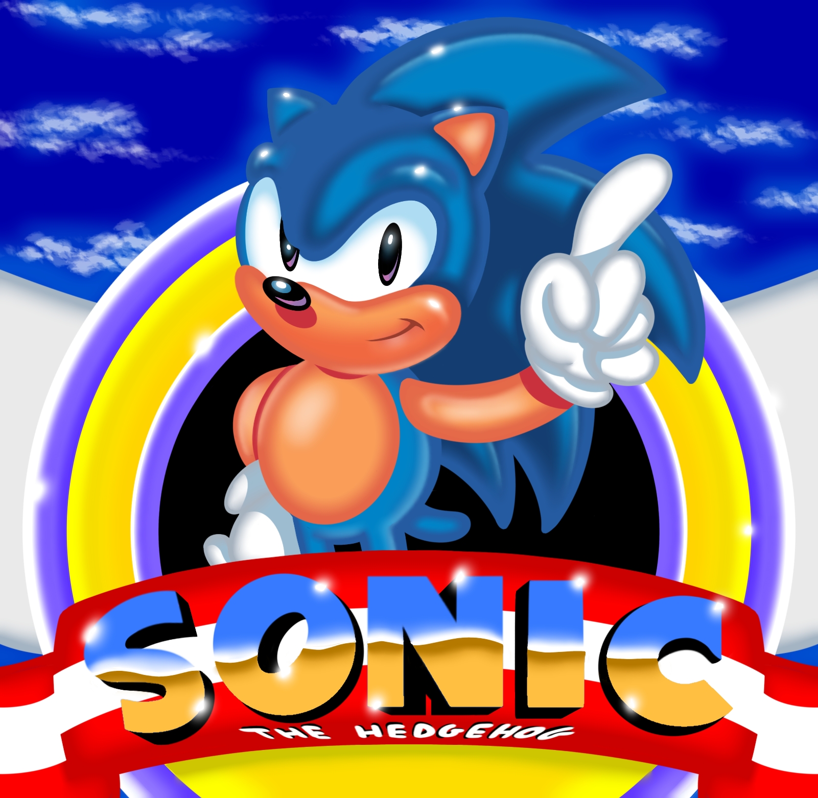 Sonic One: Title Screen