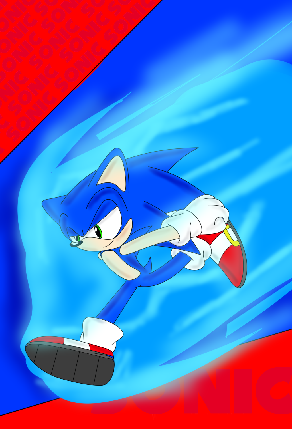 Sonic The Hedgehog. (The Fastest Hedgehog Alive)