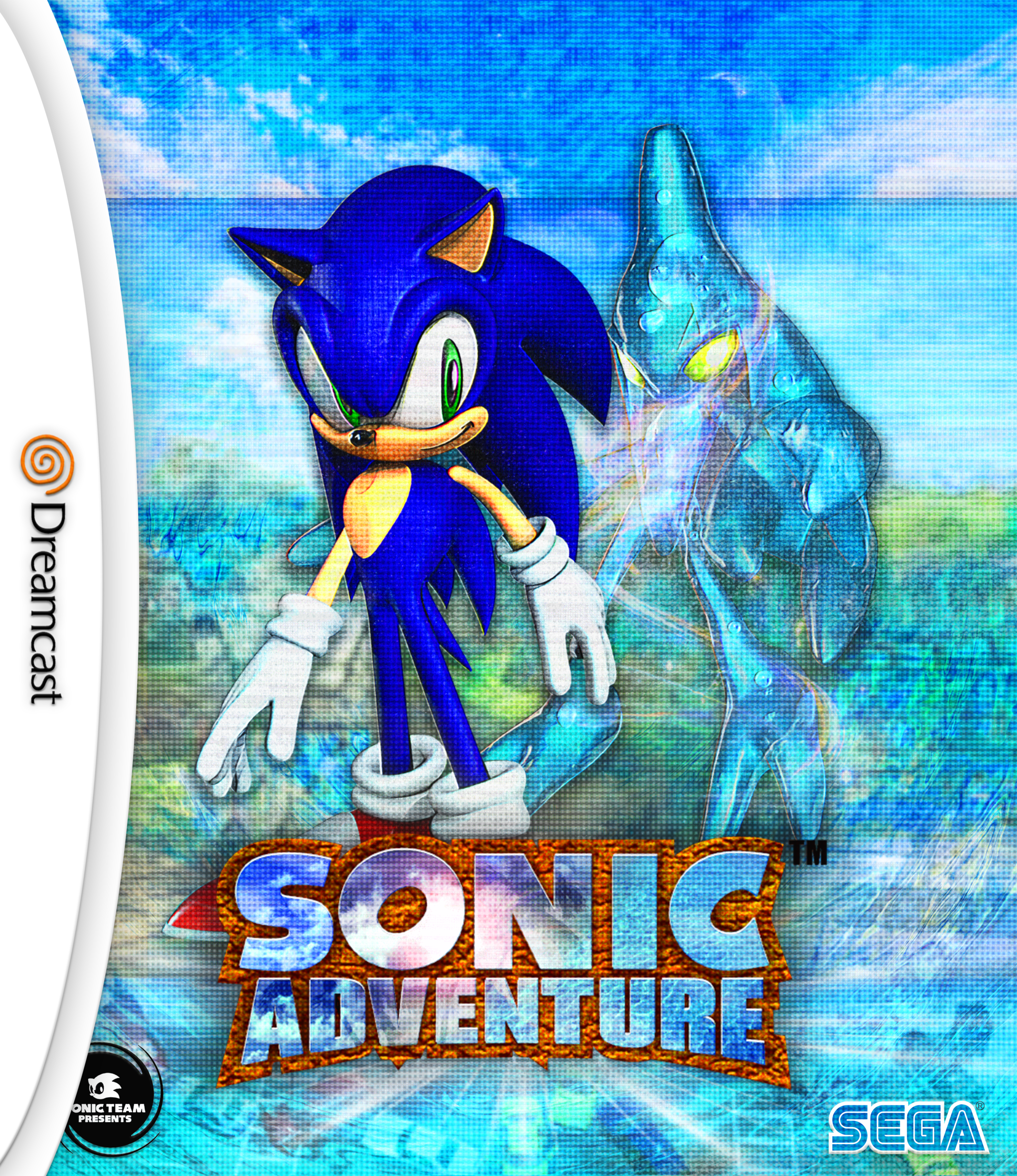 Sonic Adventure Box art remake