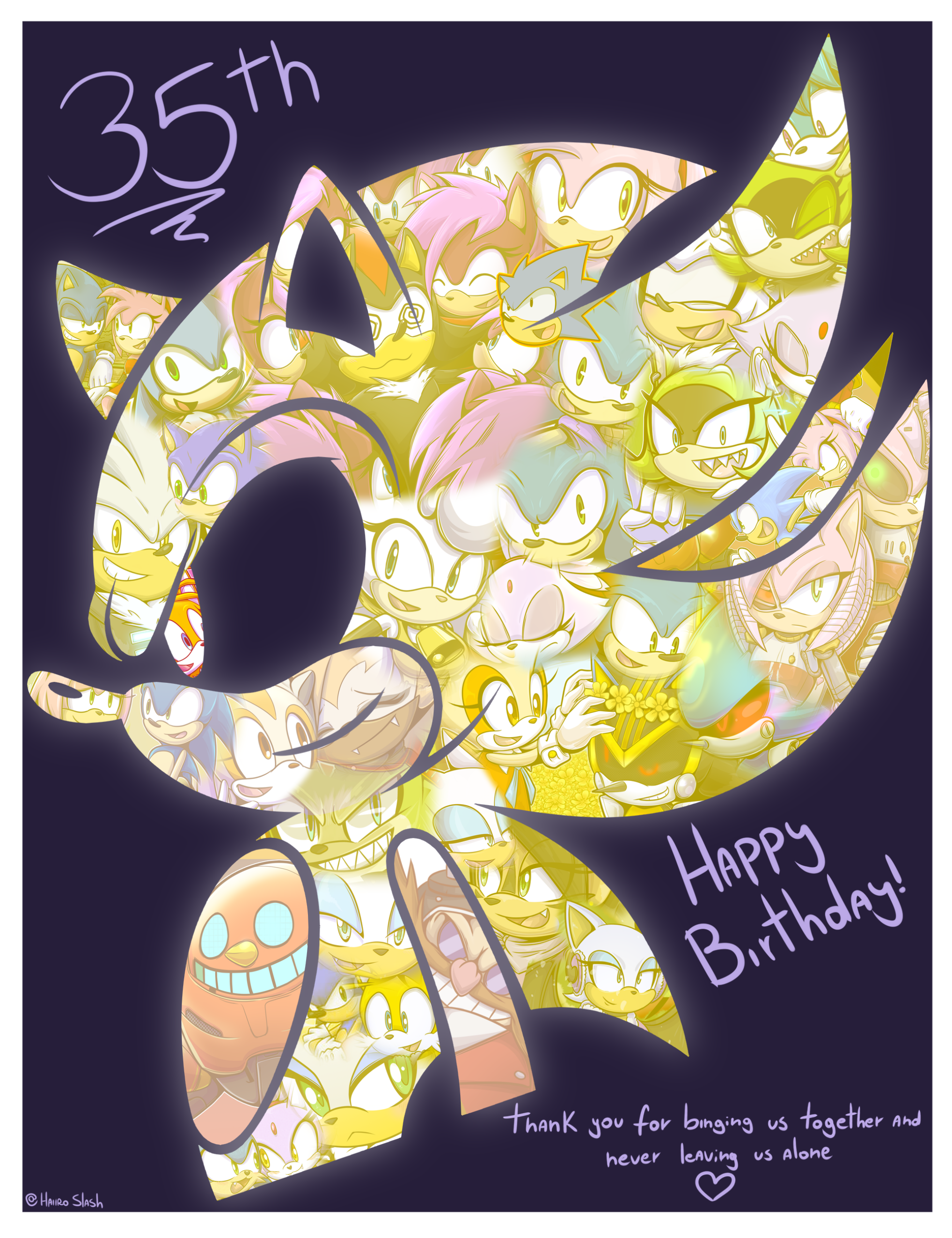 Happy 35th Birthday, Sonic