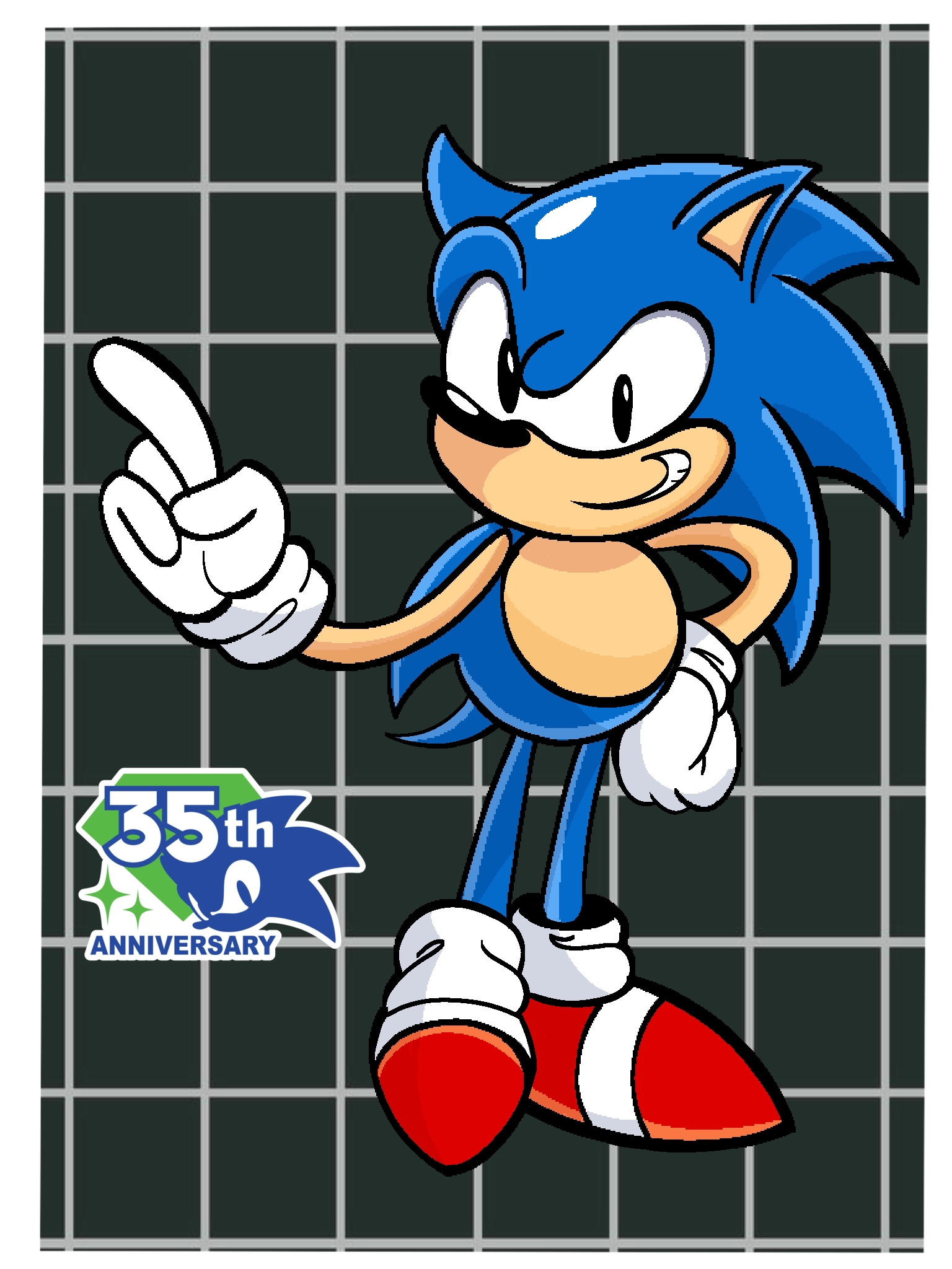 Sonic The hedgehog 35 Anniversary