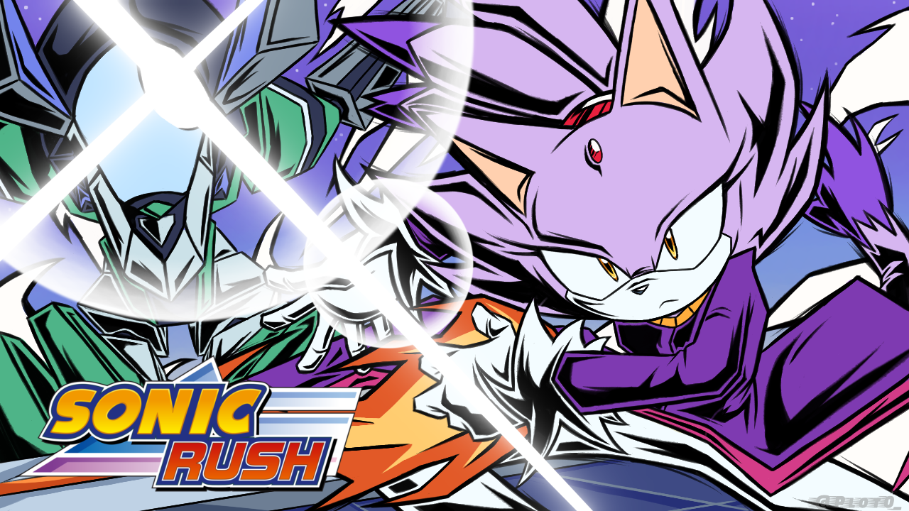 Sonic Rush X Gurren Lagann Eyecatch