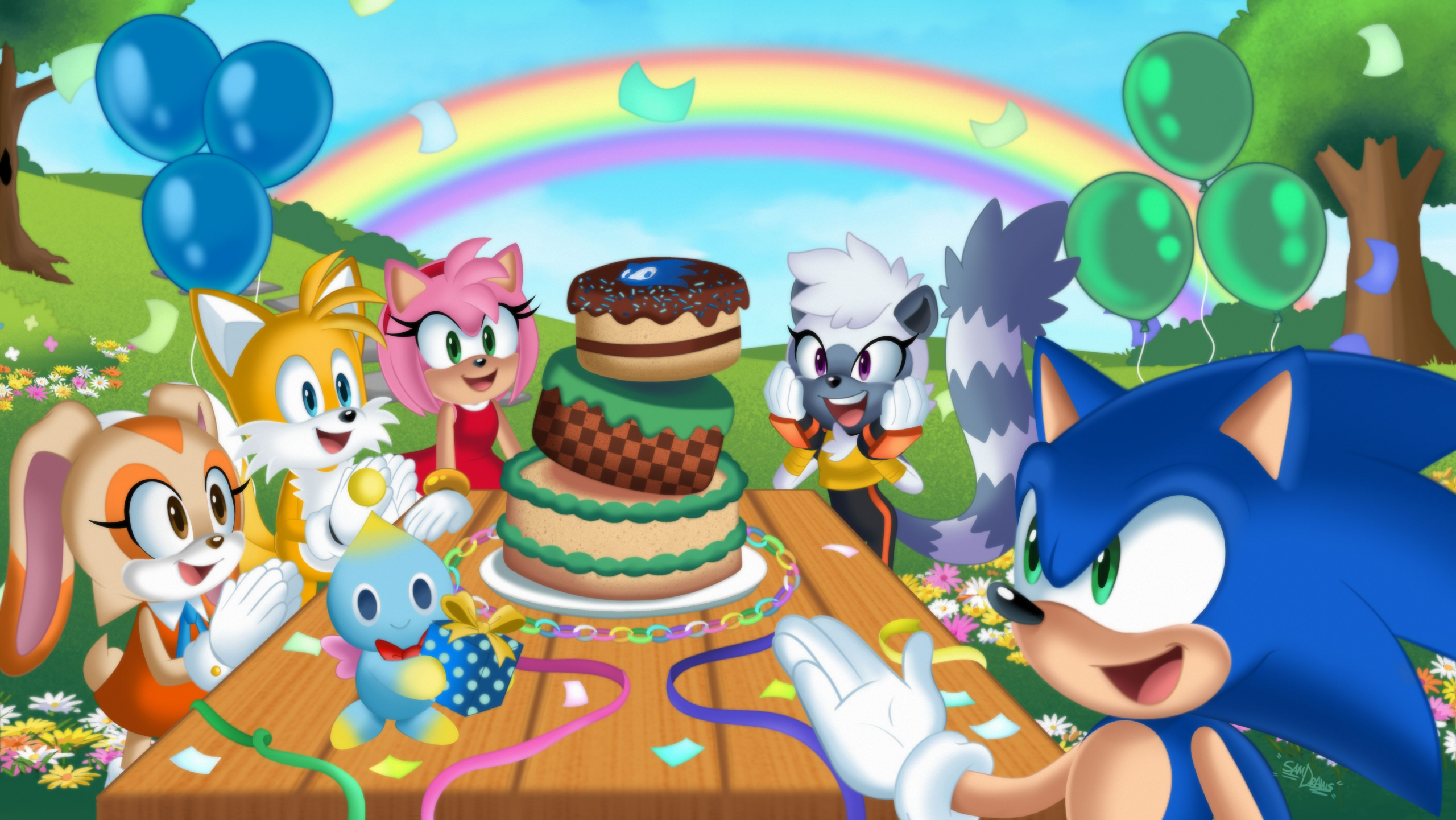Sonic’s 35th Anniversary Art