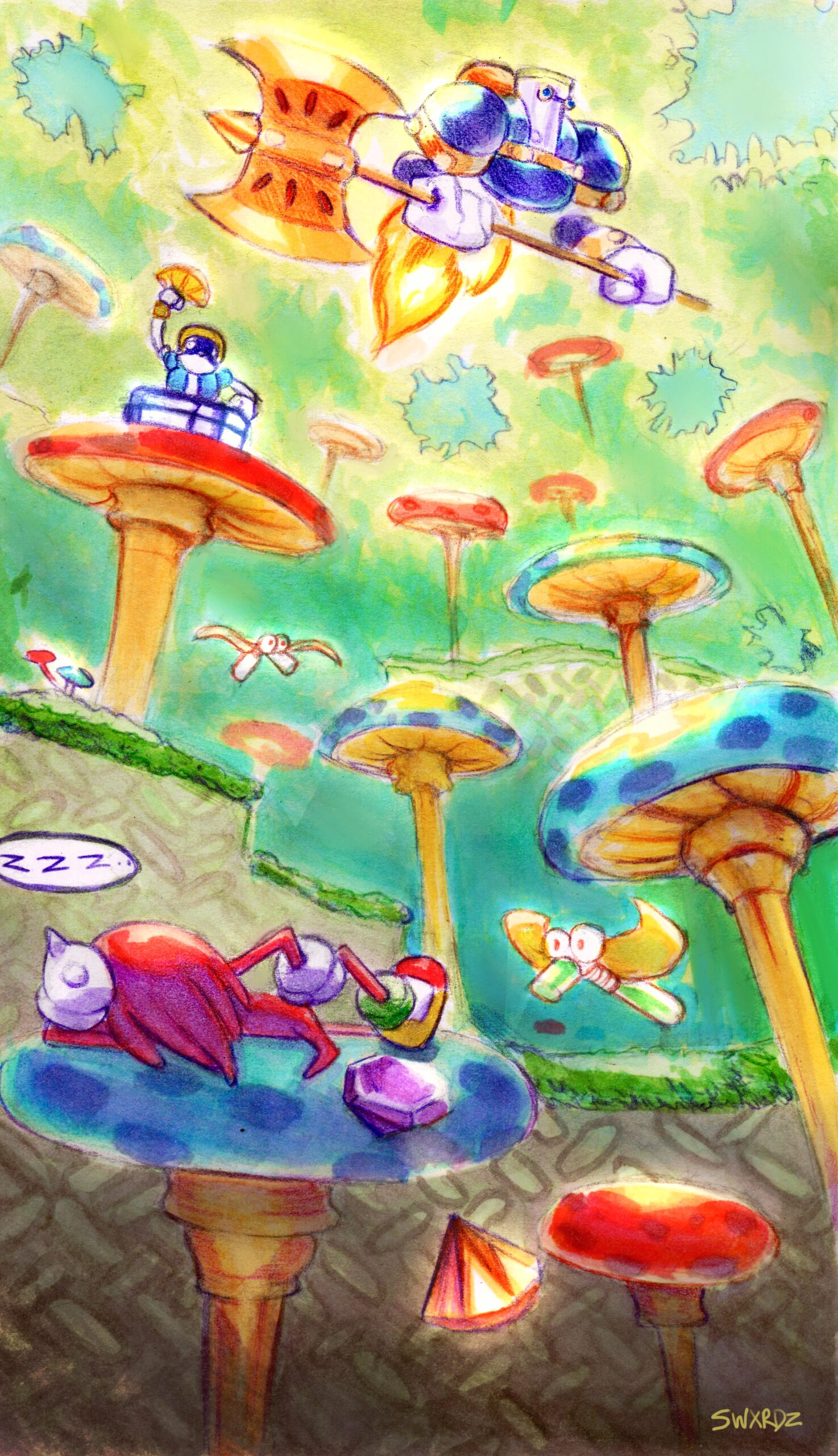 Knuckles Snoozin’