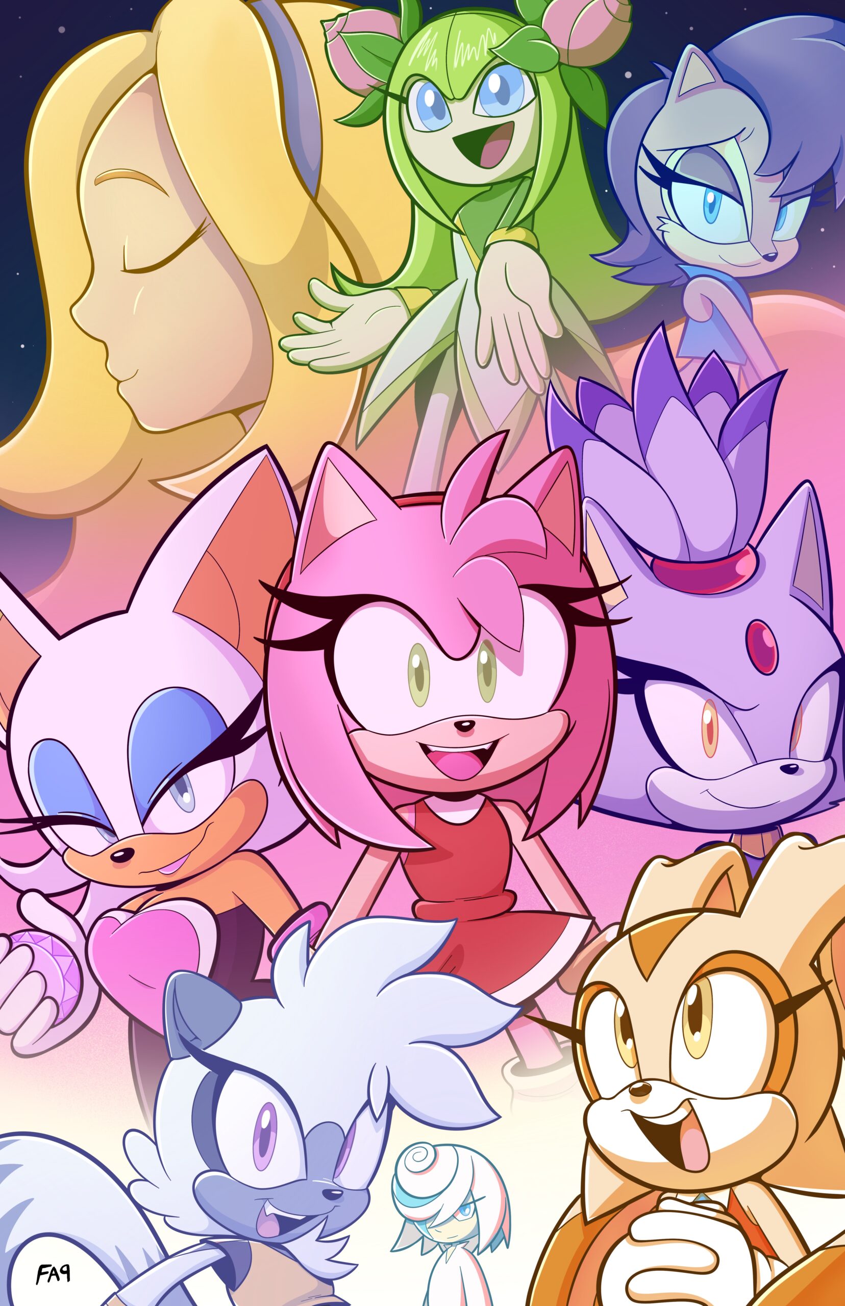 Sonic Women Throughout the Decades