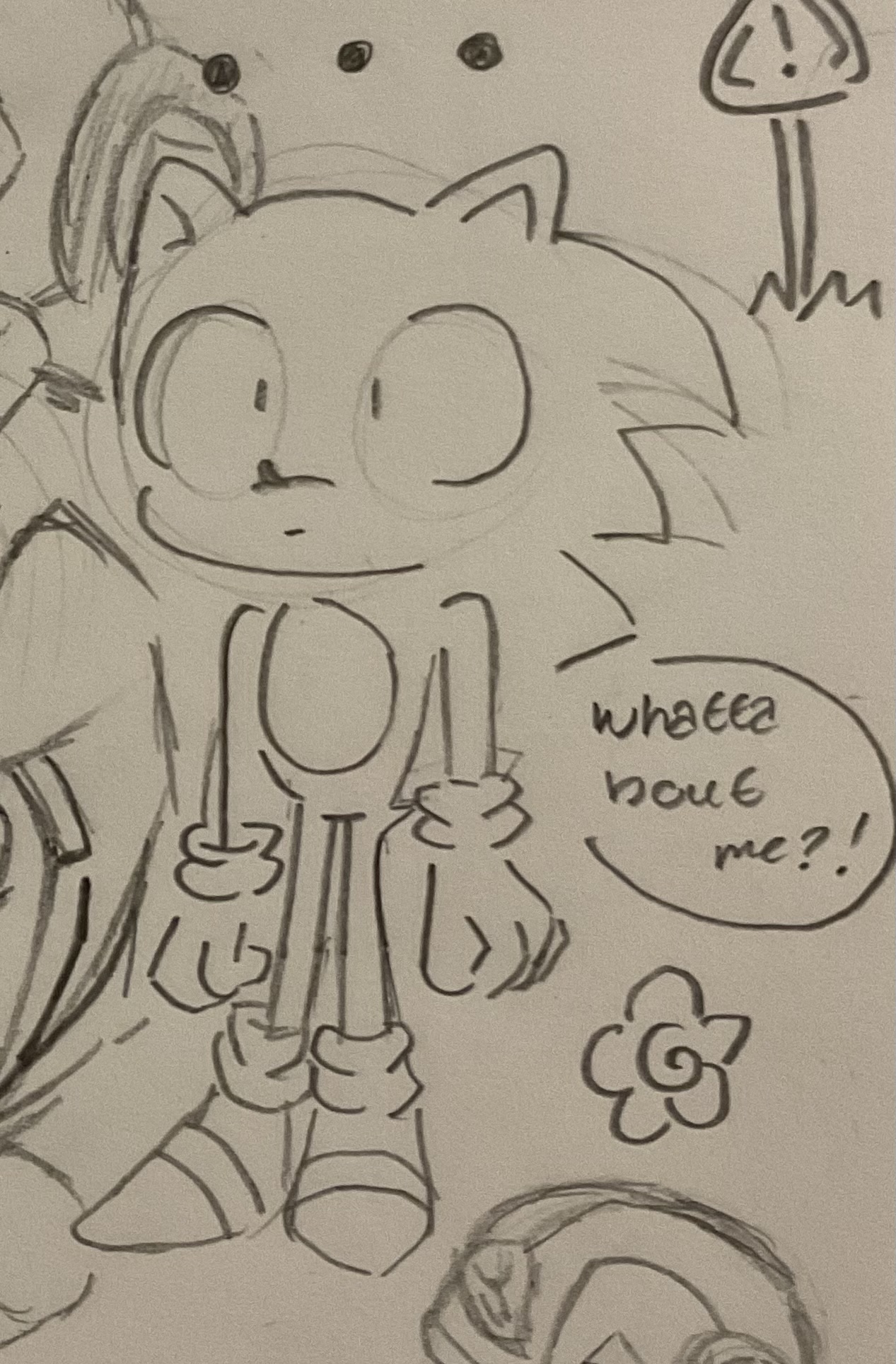 Stick figure Sonic