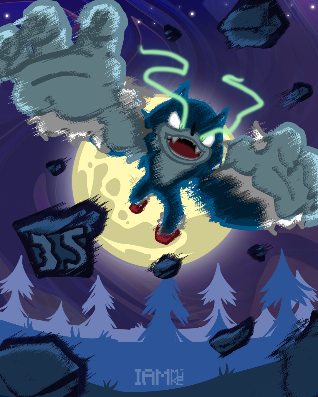 Under the moon