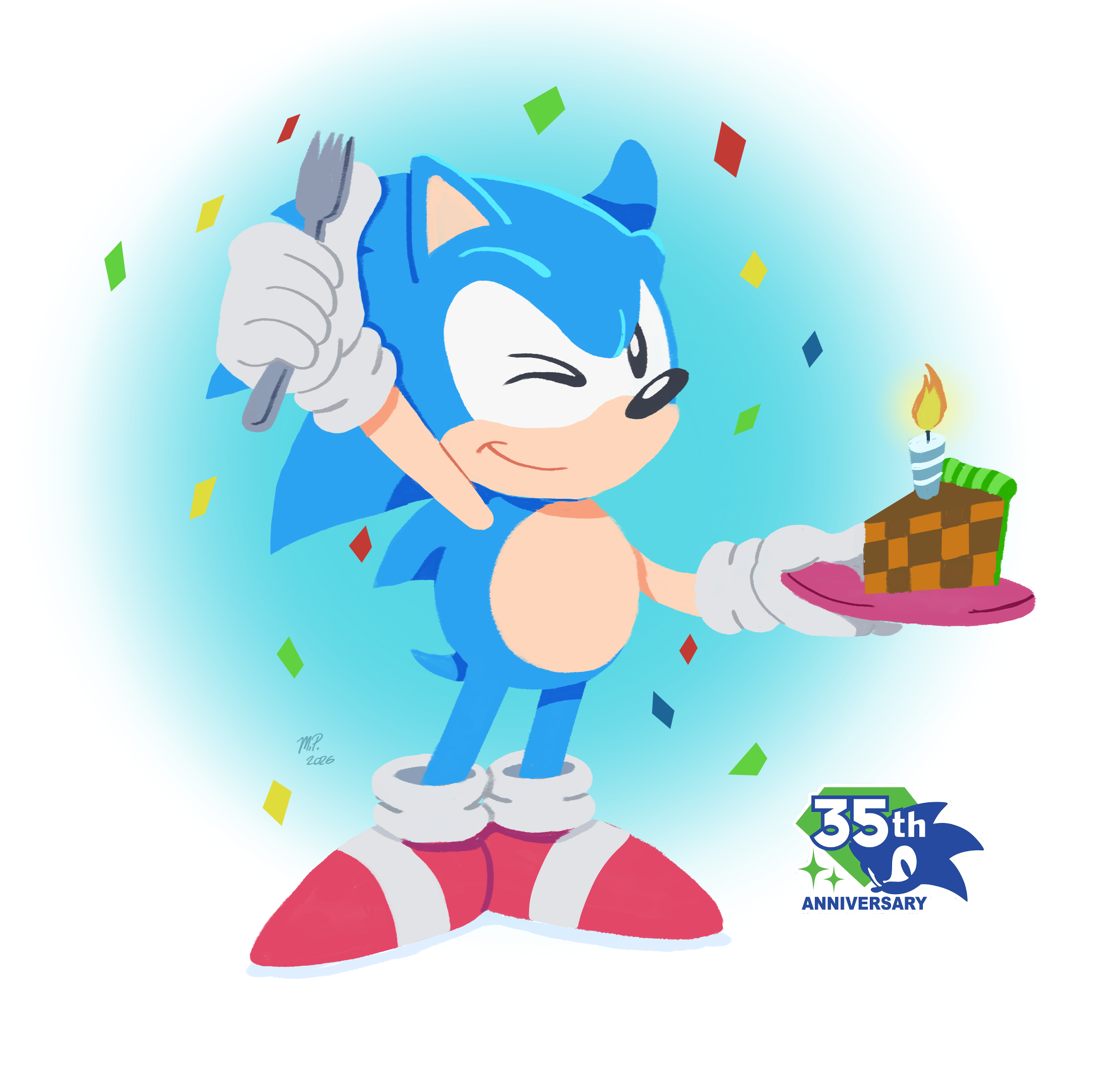 Happy birthday, Sonic!