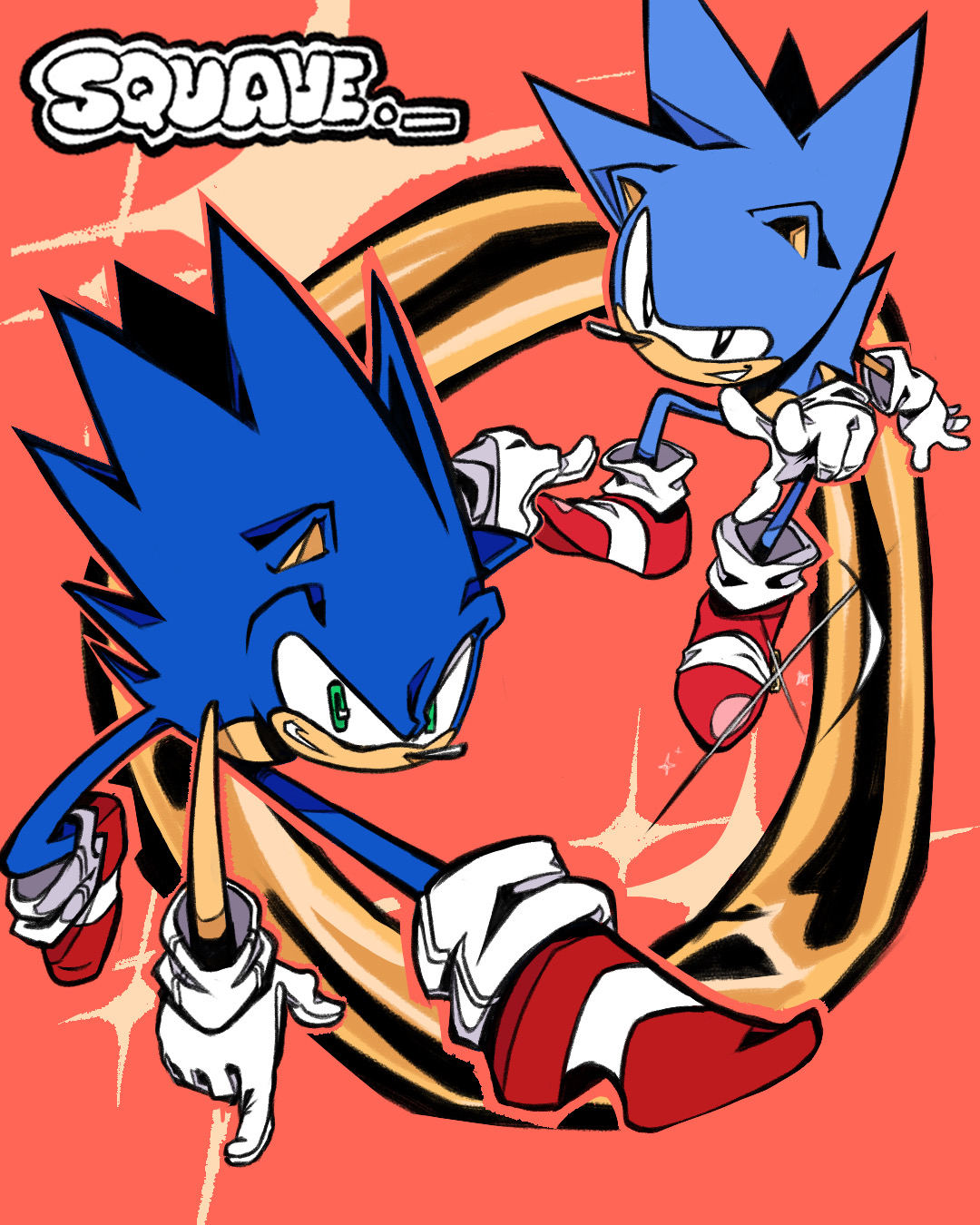 The blue blur