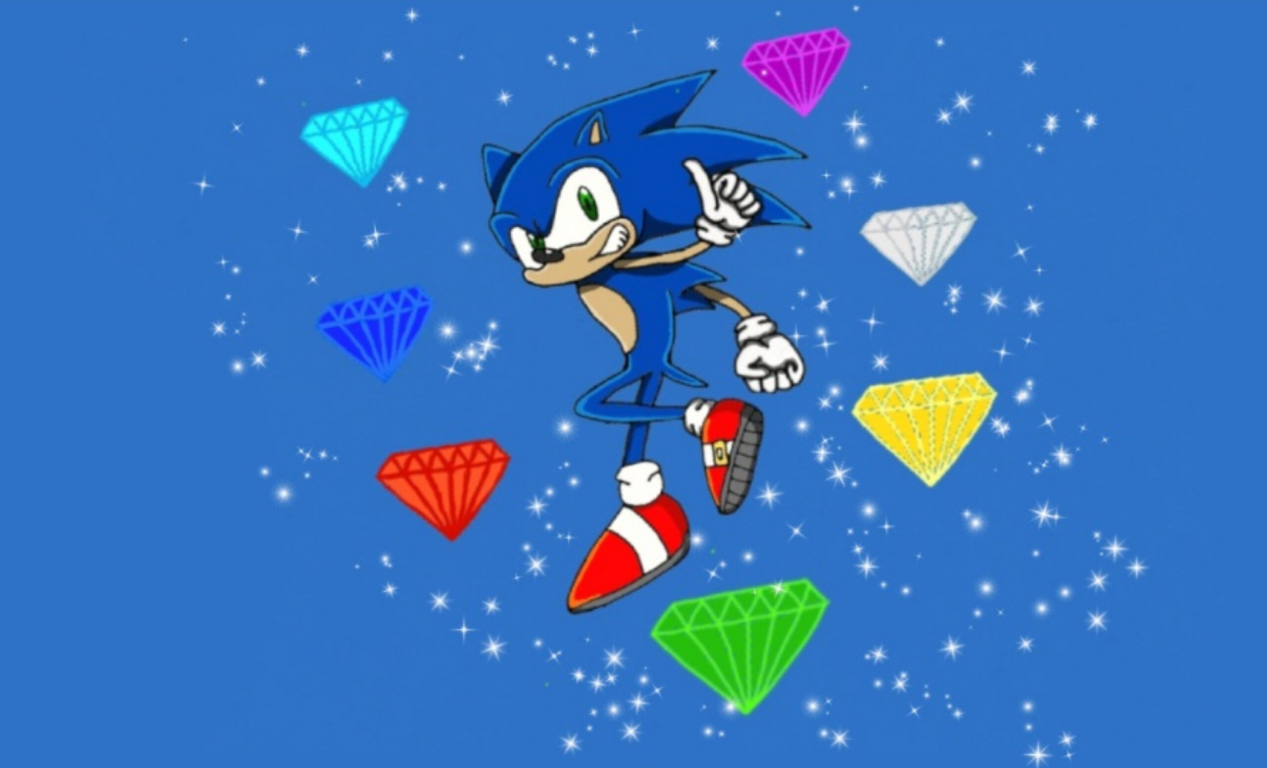 Sonic’s 35th Anniversary Comparison Artwork