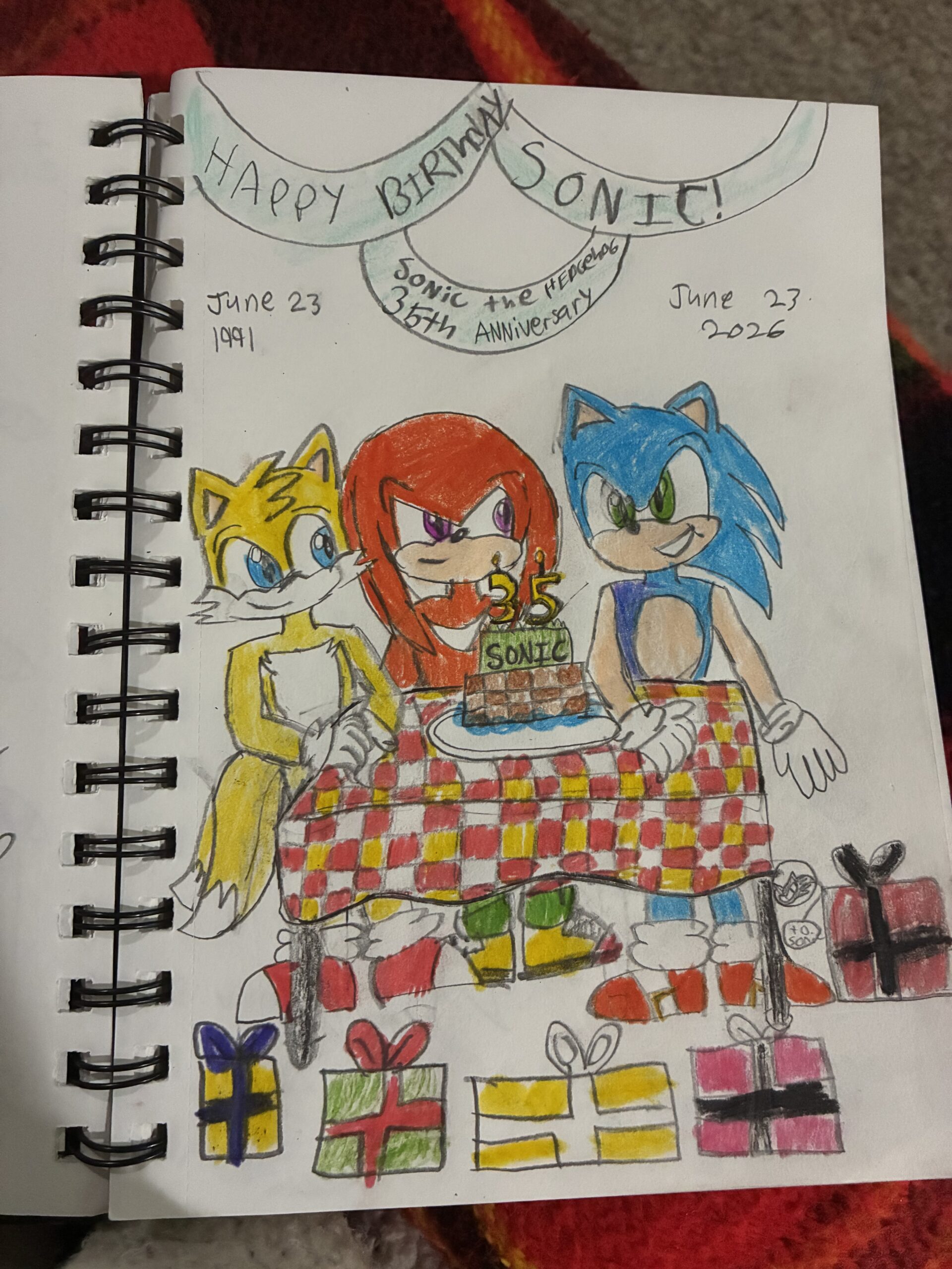 Sonic’s birthday