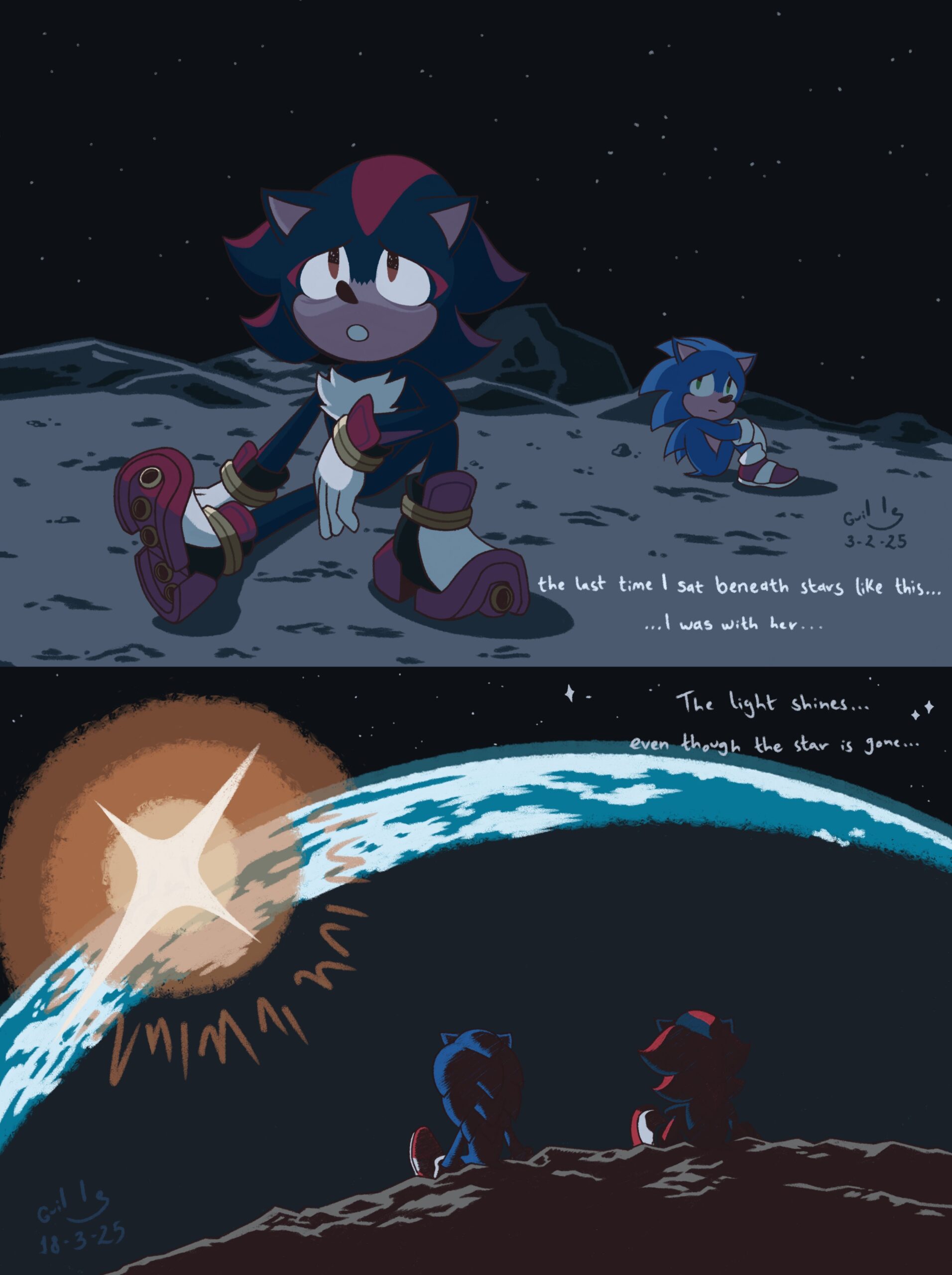 The light shines, even though the star is gone