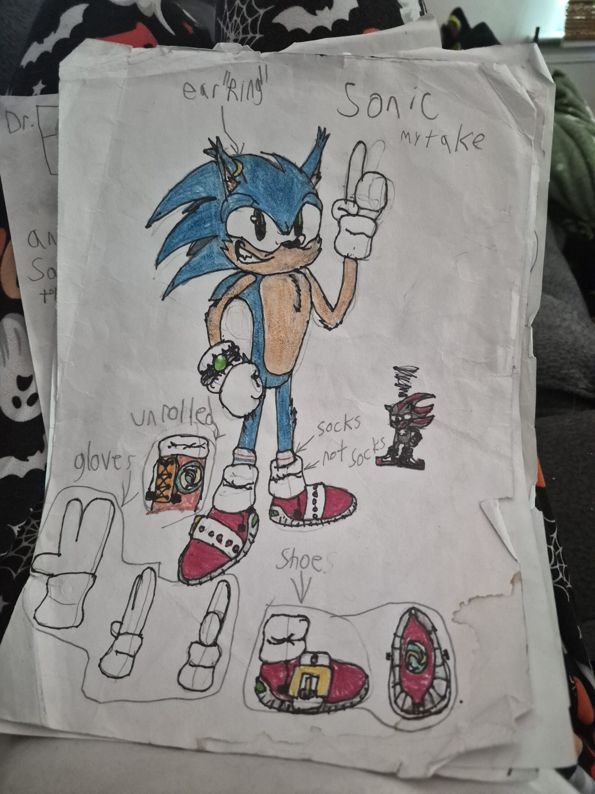 Different sonic characters in my style