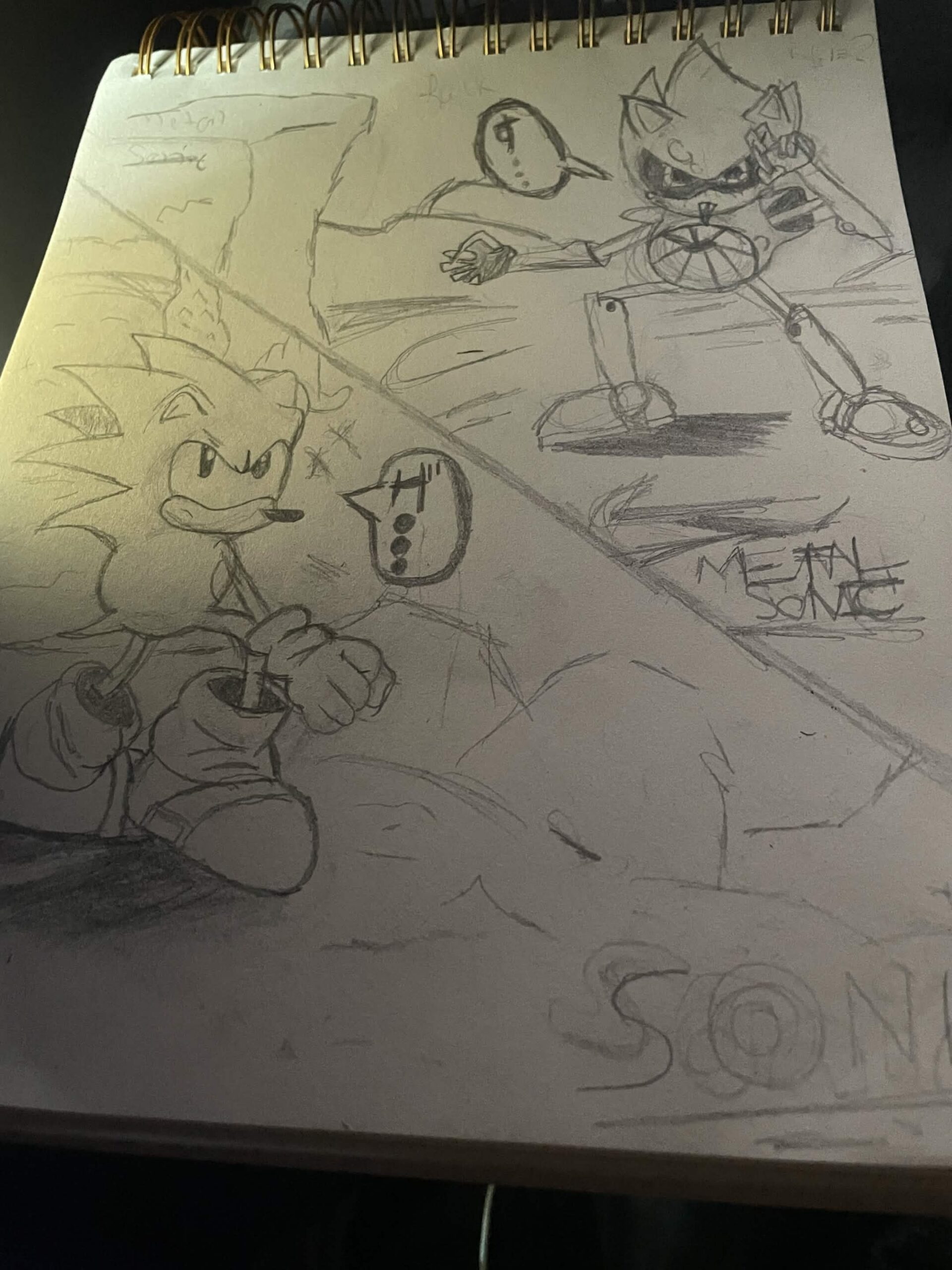Junio Sonic vs Metal Sonic